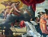 saint louis receiving the crown of thorns from the hands of jesus